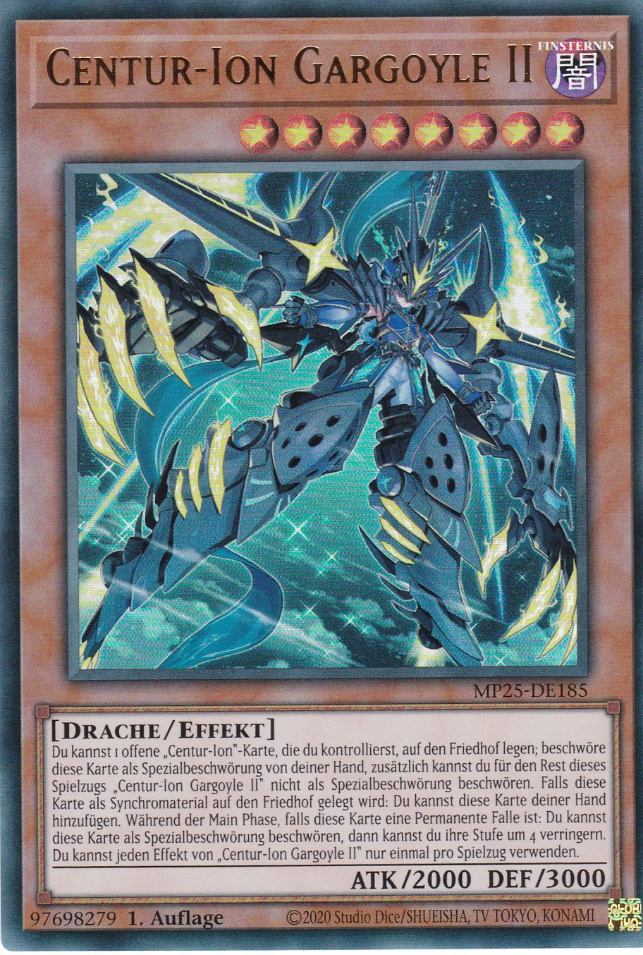 Centur-Ion Gargoyle II – MP25-DE185 – Ultra Rare – 1. Auflage – Deutsch – 2025 Mega-Pack Tin