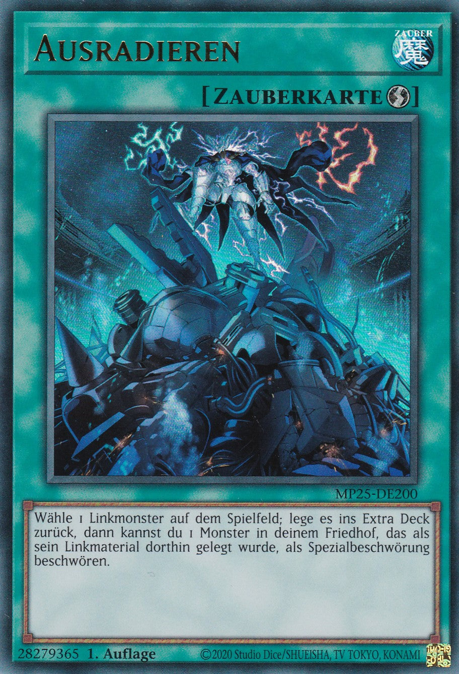 Ausradieren – MP25-DE200 – Ultra Rare – 1. Auflage – Deutsch – 2025 Mega-Pack Tin