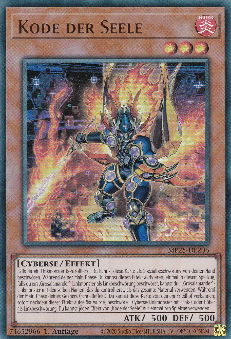 Kode der Seele – MP25-DE206 – Ultra Rare – 1. Auflage – Deutsch – 2025 Mega-Pack Tin