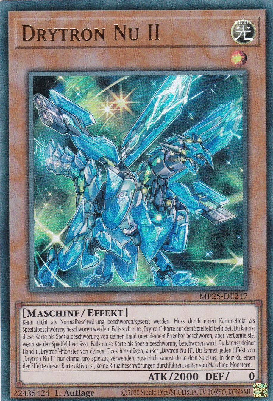 Drytron Nu II – MP25-DE217 – Ultra Rare – 1. Auflage – Deutsch – 2025 Mega-Pack Tin