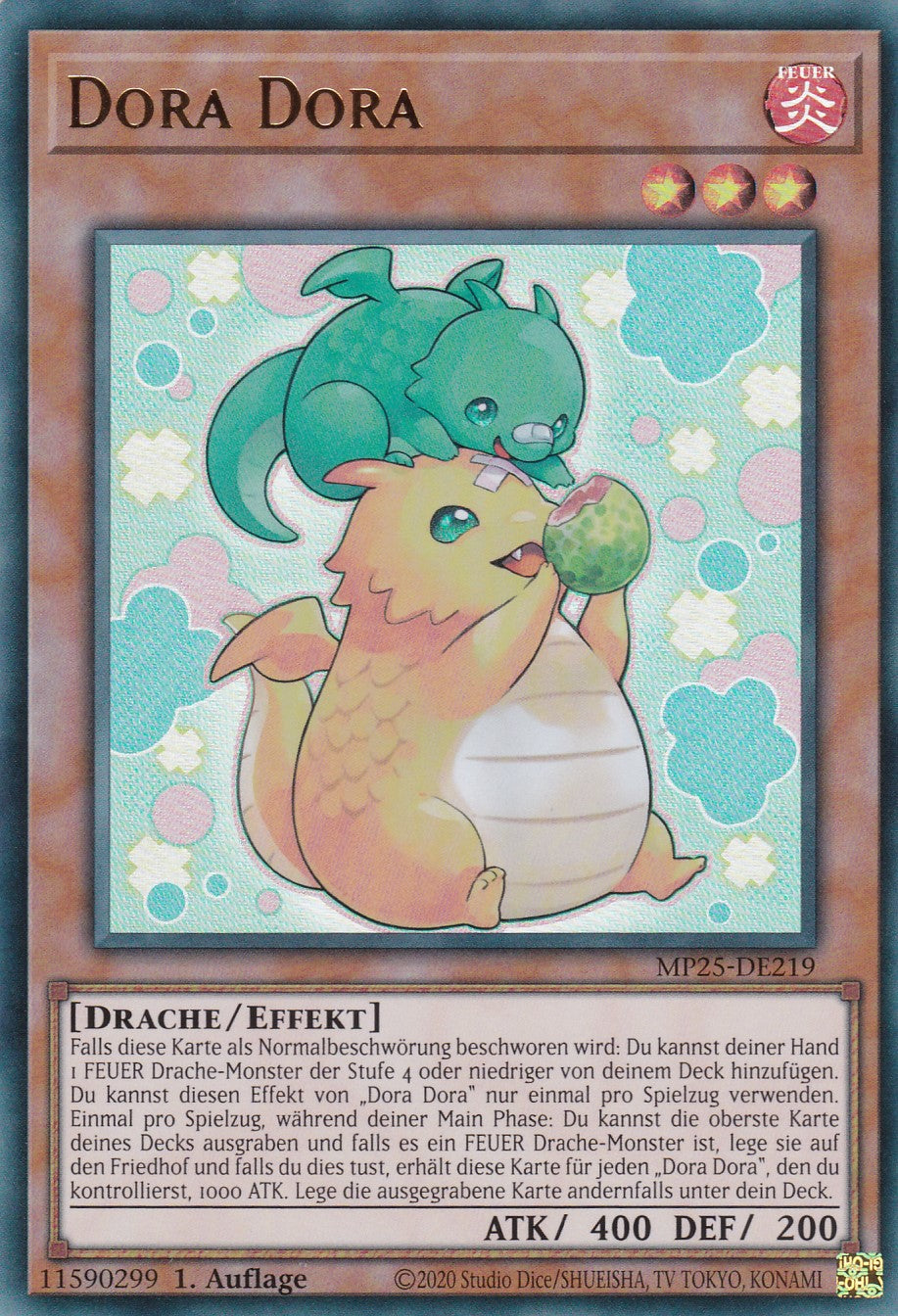 Dora Dora – MP25-DE219 – Ultra Rare – 1. Auflage – Deutsch – 2025 Mega-Pack Tin