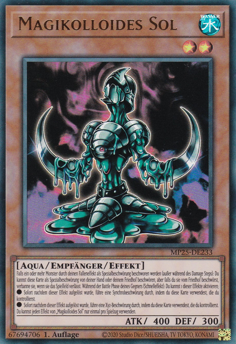 Magikolloides Sol – MP25-DE233 – Ultra Rare – 1. Auflage – Deutsch – 2025 Mega-Pack Tin