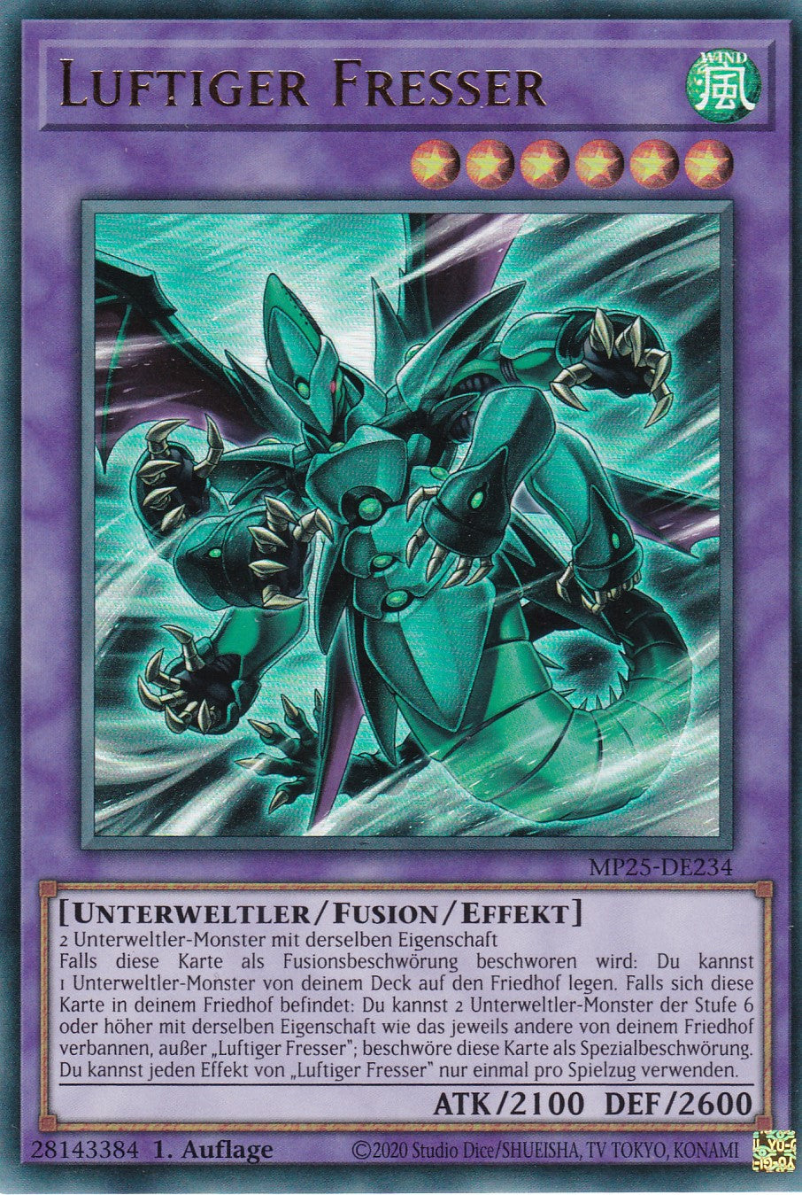 Luftiger Fresser – MP25-DE234 – Ultra Rare – 1. Auflage – Deutsch – 2025 Mega-Pack Tin