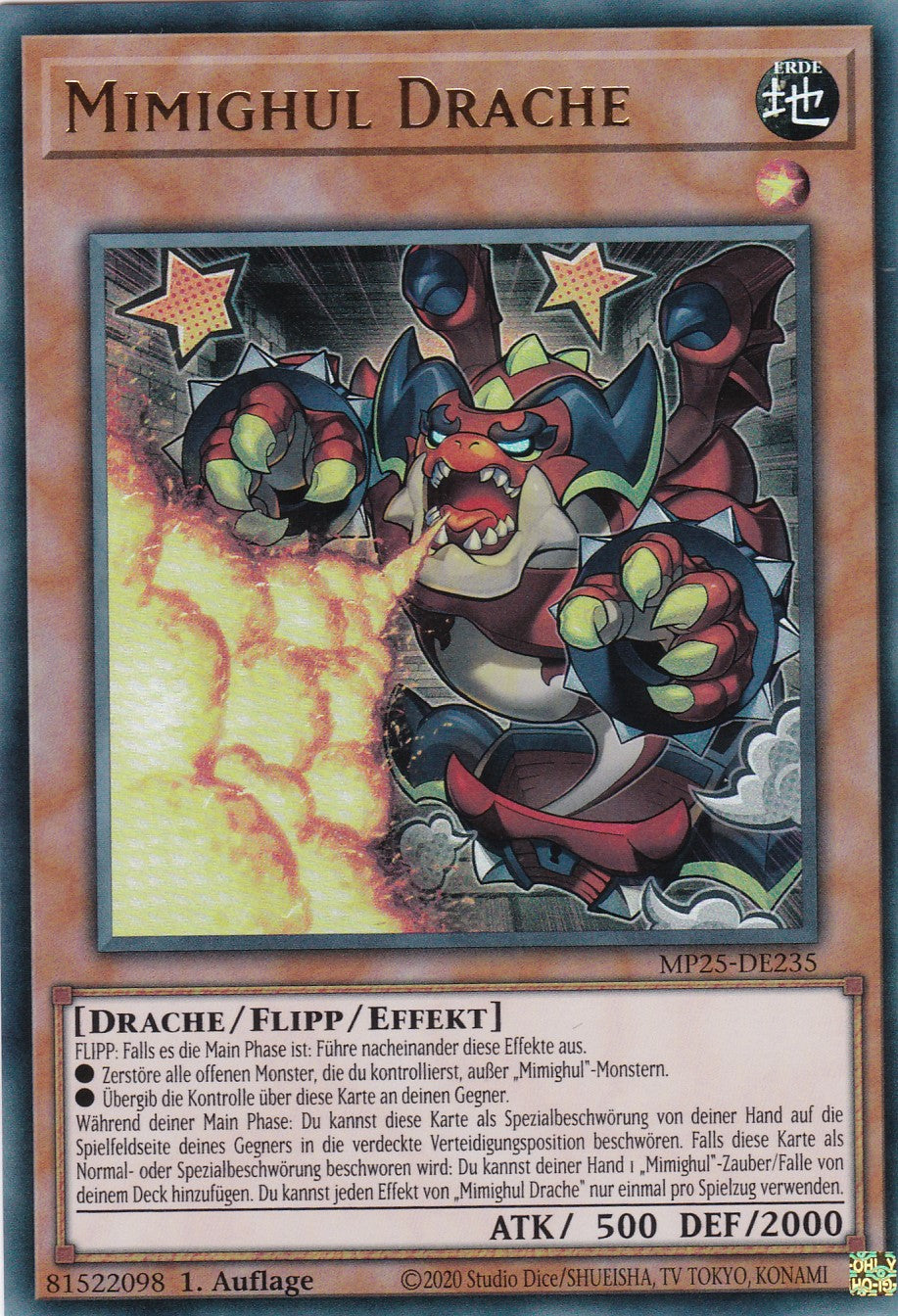 Mimighul Drache – MP25-DE235 – Ultra Rare – 1. Auflage – Deutsch – 2025 Mega-Pack Tin