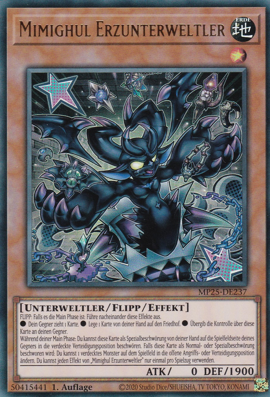 Mimighul Erzunterweltler – MP25-DE237 – Ultra Rare – 1. Auflage – Deutsch – 2025 Mega-Pack Tin