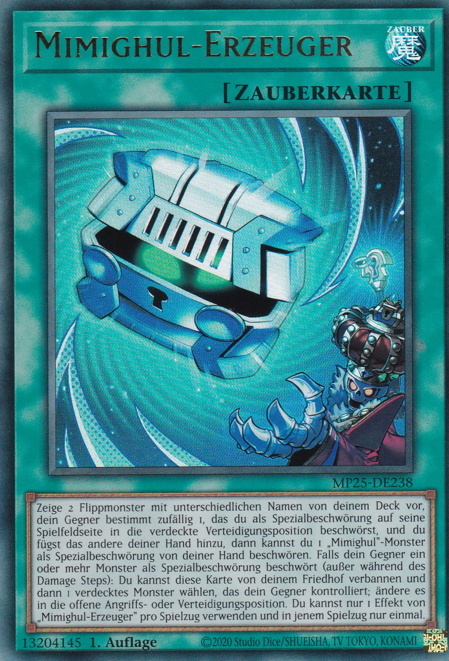Mimighul-Erzeuger – MP25-DE238 – Ultra Rare – 1. Auflage – Deutsch – 2025 Mega-Pack Tin