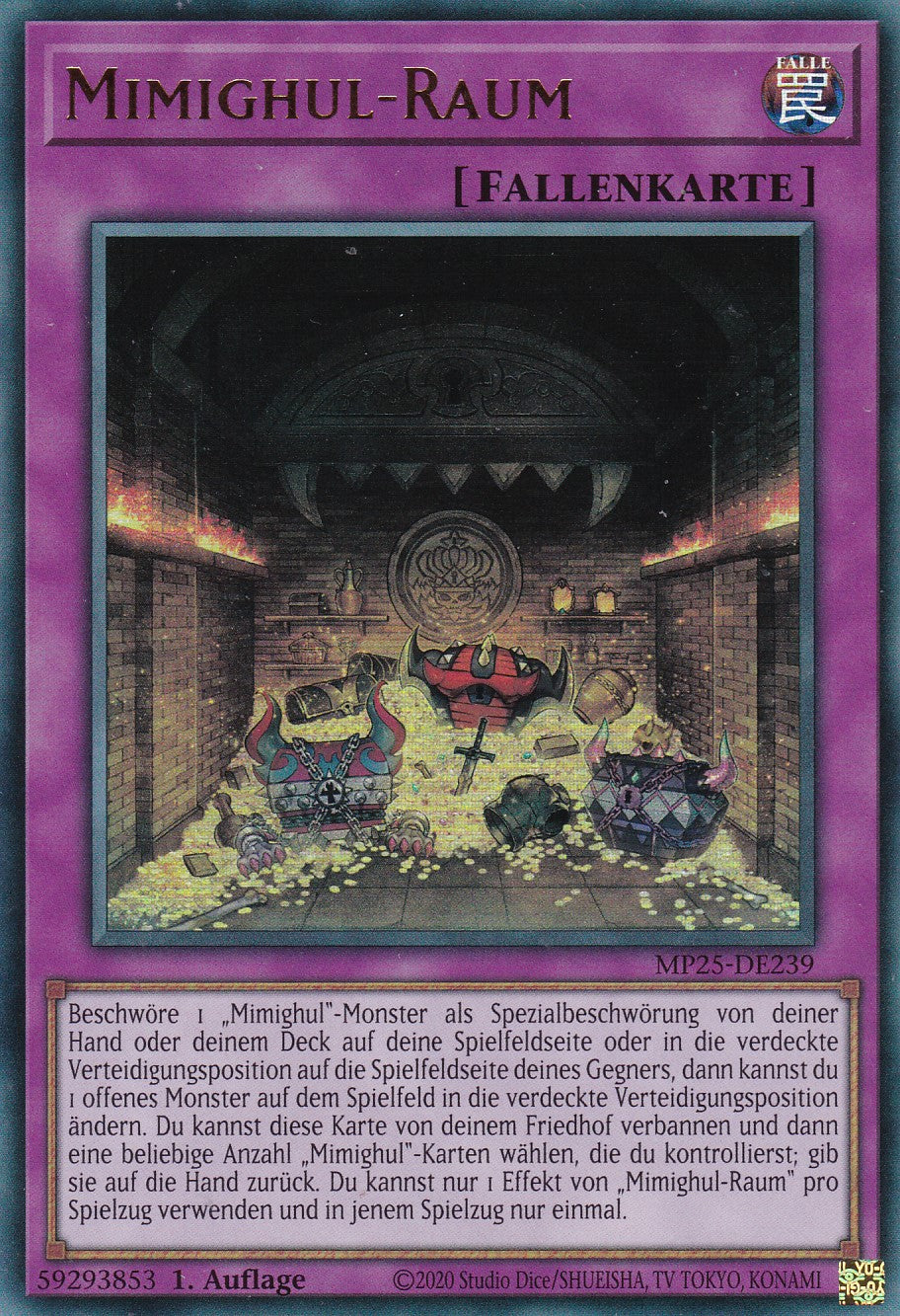 Mimighul-Raum – MP25-DE239 – Ultra Rare – 1. Auflage – Deutsch – 2025 Mega-Pack Tin