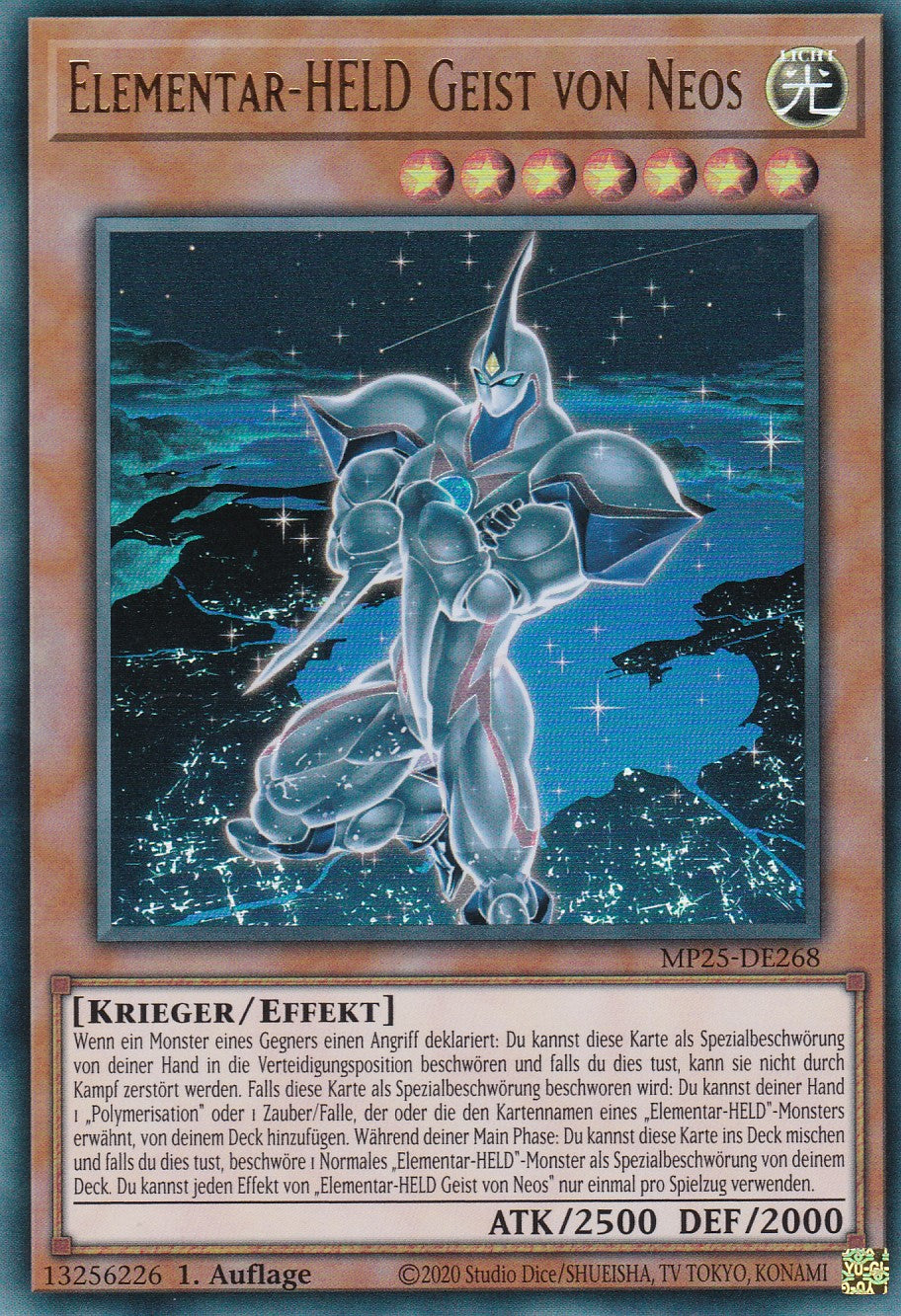 Elementar-HELD Geist von Neos – MP25-DE268 – Ultra Rare – 1. Auflage – Deutsch – 2025 Mega-Pack Tin