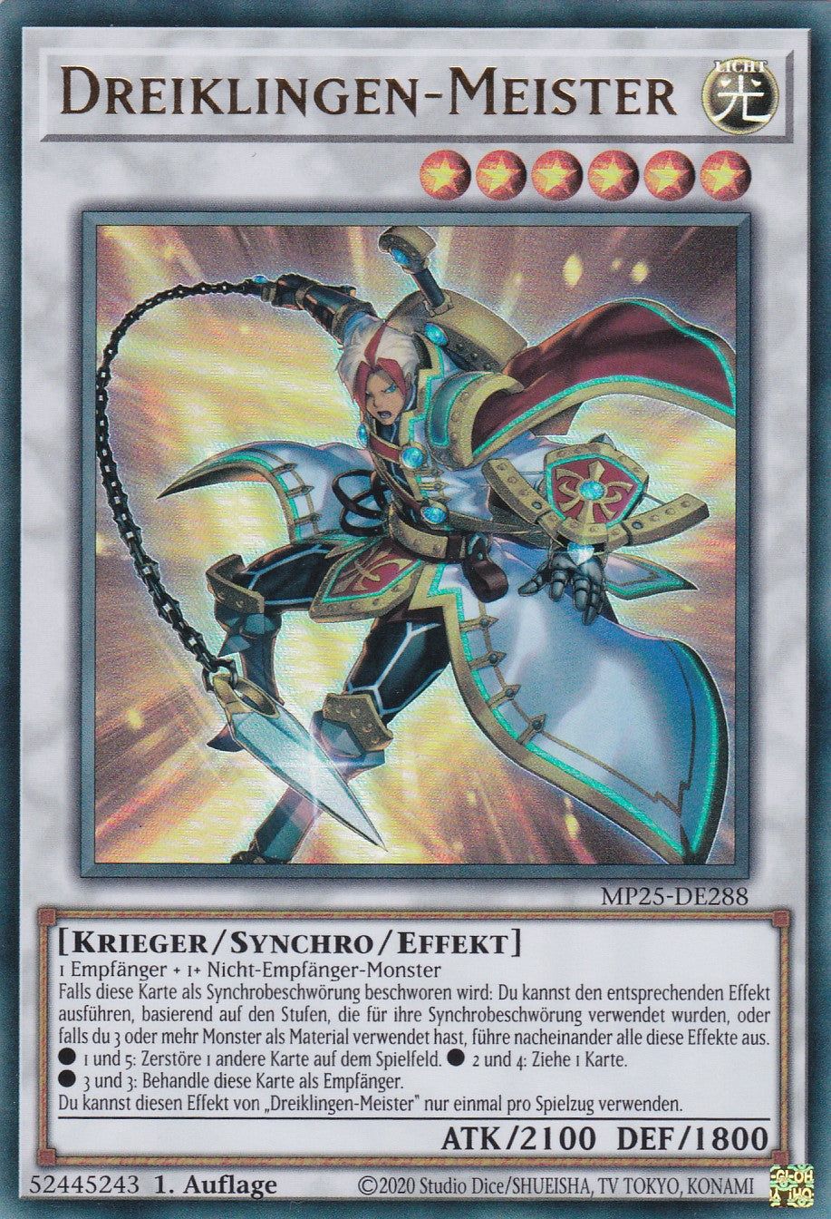 Dreiklingen-Meister – MP25-DE288 – Ultra Rare – 1. Auflage – Deutsch – 2025 Mega-Pack Tin