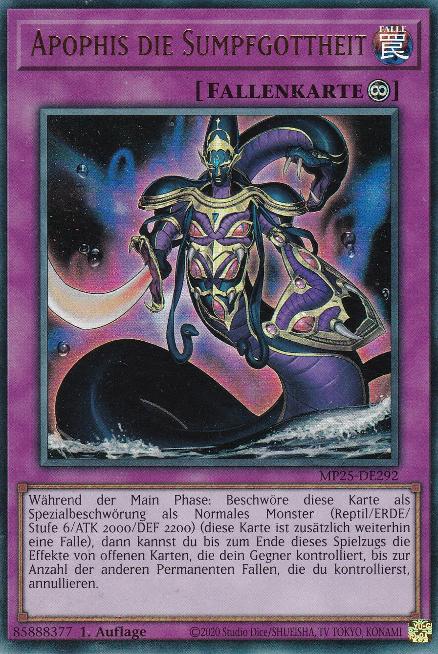 Apophis die Sumpfgottheit – MP25-DE292 – Ultra Rare – 1. Auflage – Deutsch – 2025 Mega-Pack Tin