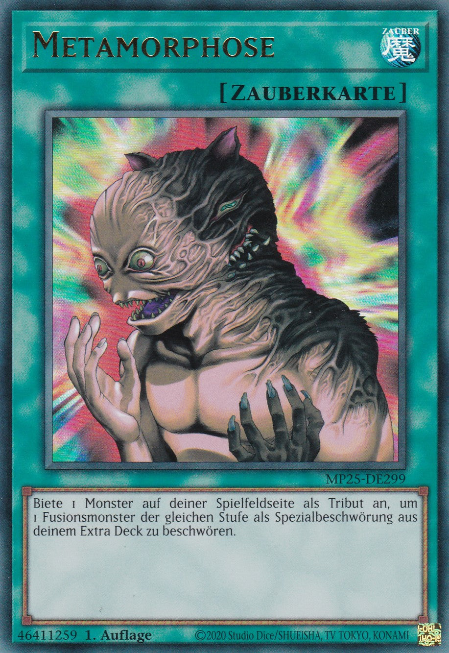 Metamorphose – MP25-DE299 – Ultra Rare – 1. Auflage – Deutsch – 2025 Mega-Pack Tin
