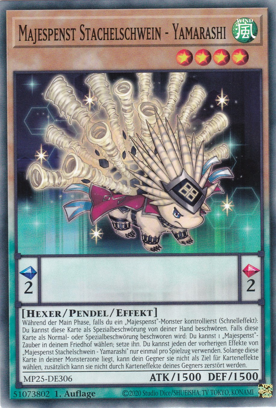 Majespenst Stachelschwein - Yamarashi – MP25-DE306 – Common – 1. Auflage – Deutsch – 2025 Mega-Pack Tin