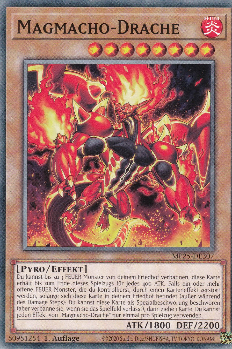 Magmacho-Drache – MP25-DE307 – Common – 1. Auflage – Deutsch – 2025 Mega-Pack Tin