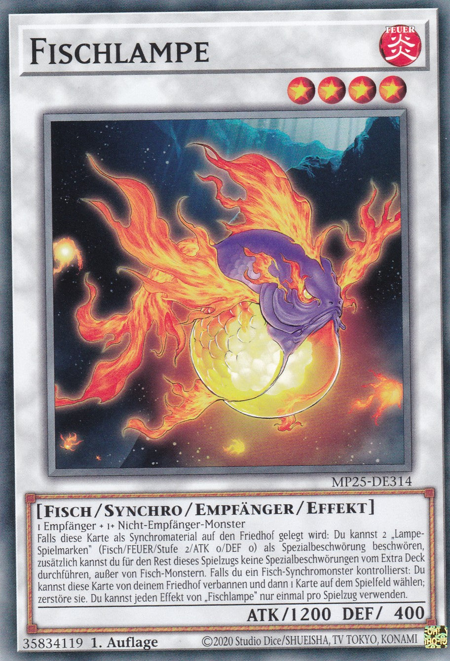 Fischlampe – MP25-DE314 – Common – 1. Auflage – Deutsch – 2025 Mega-Pack Tin