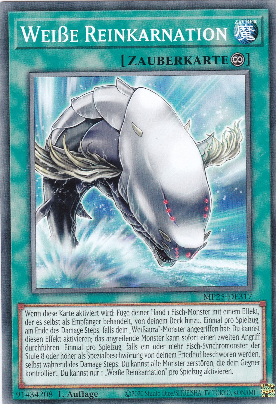 Weiße Reinkarnation – MP25-DE317 – Common – 1. Auflage – Deutsch – 2025 Mega-Pack Tin