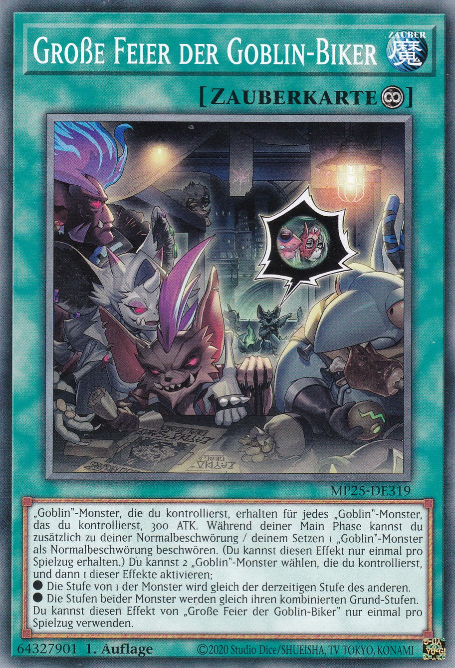 Große Feier der Goblin-Biker – MP25-DE319 – Common – 1. Auflage – Deutsch – 2025 Mega-Pack Tin