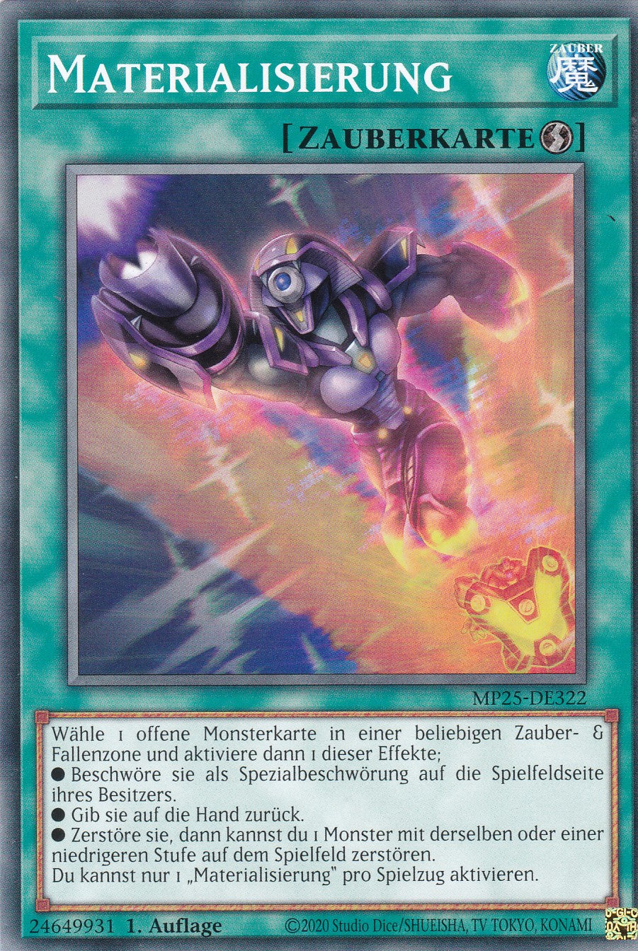 Materialisierung – MP25-DE322 – Common – 1. Auflage – Deutsch – 2025 Mega-Pack Tin