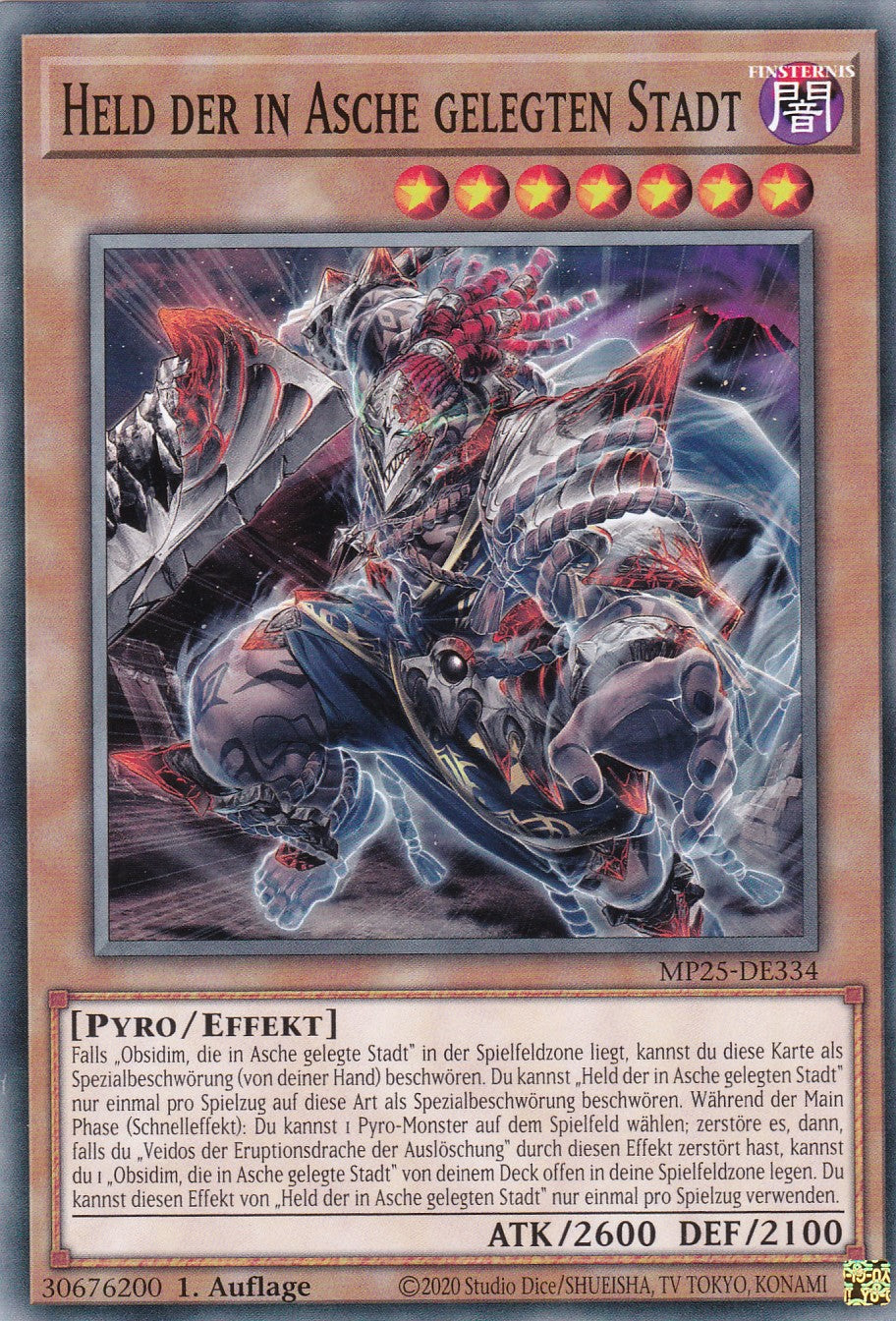 Held der in Asche gelegten Stadt – MP25-DE334 – Common – 1. Auflage – Deutsch – 2025 Mega-Pack Tin