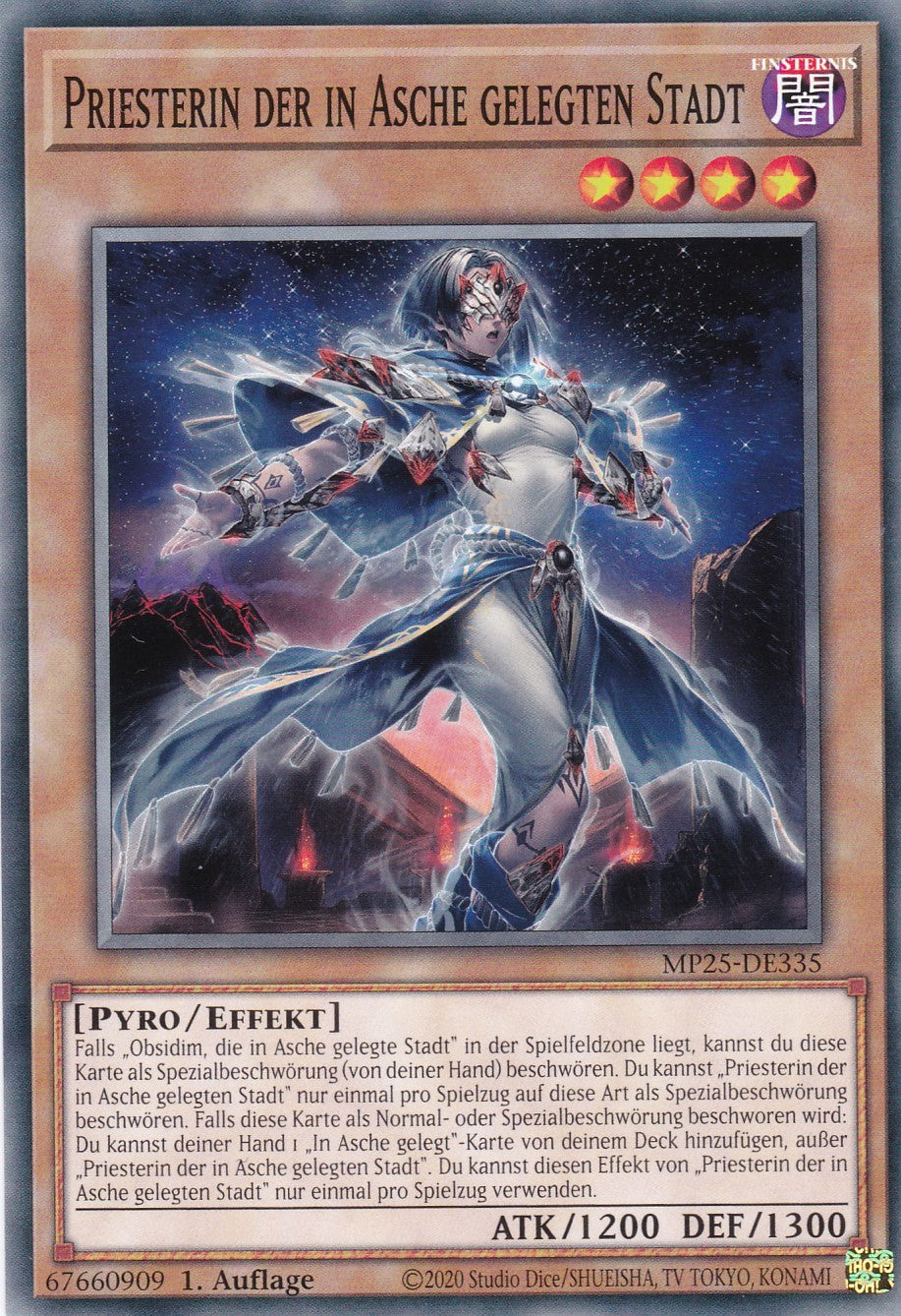 Priesterin der in Asche gelegten Stadt – MP25-DE335 – Common – 1. Auflage – Deutsch – 2025 Mega-Pack Tin