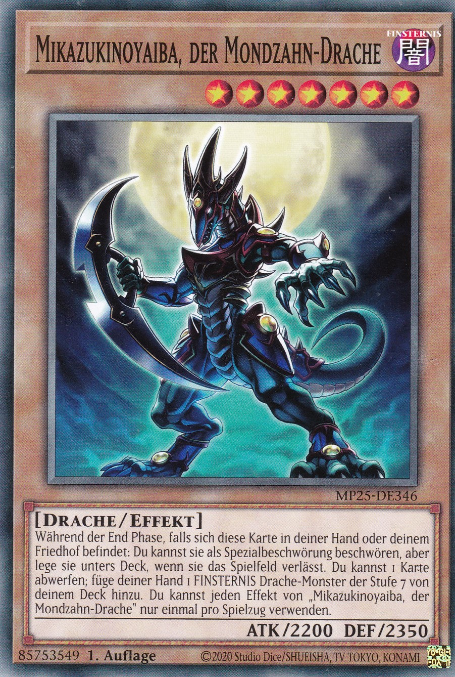 Mikazukinoyaiba, der Mondzahn-Drache – MP25-DE346 – Common – 1. Auflage – Deutsch – 2025 Mega-Pack Tin