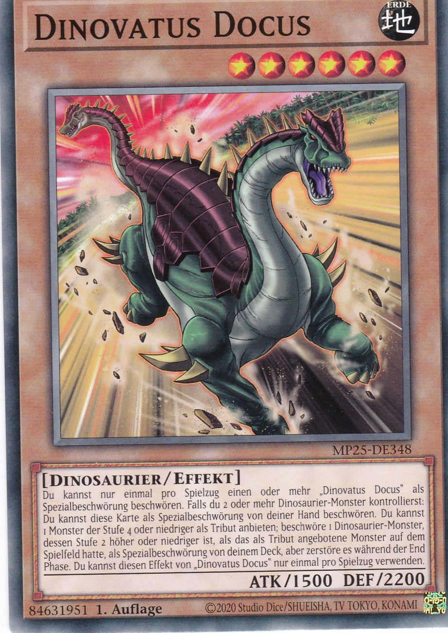 Dinovatus Docus – MP25-DE348 – Common – 1. Auflage – Deutsch – 2025 Mega-Pack Tin