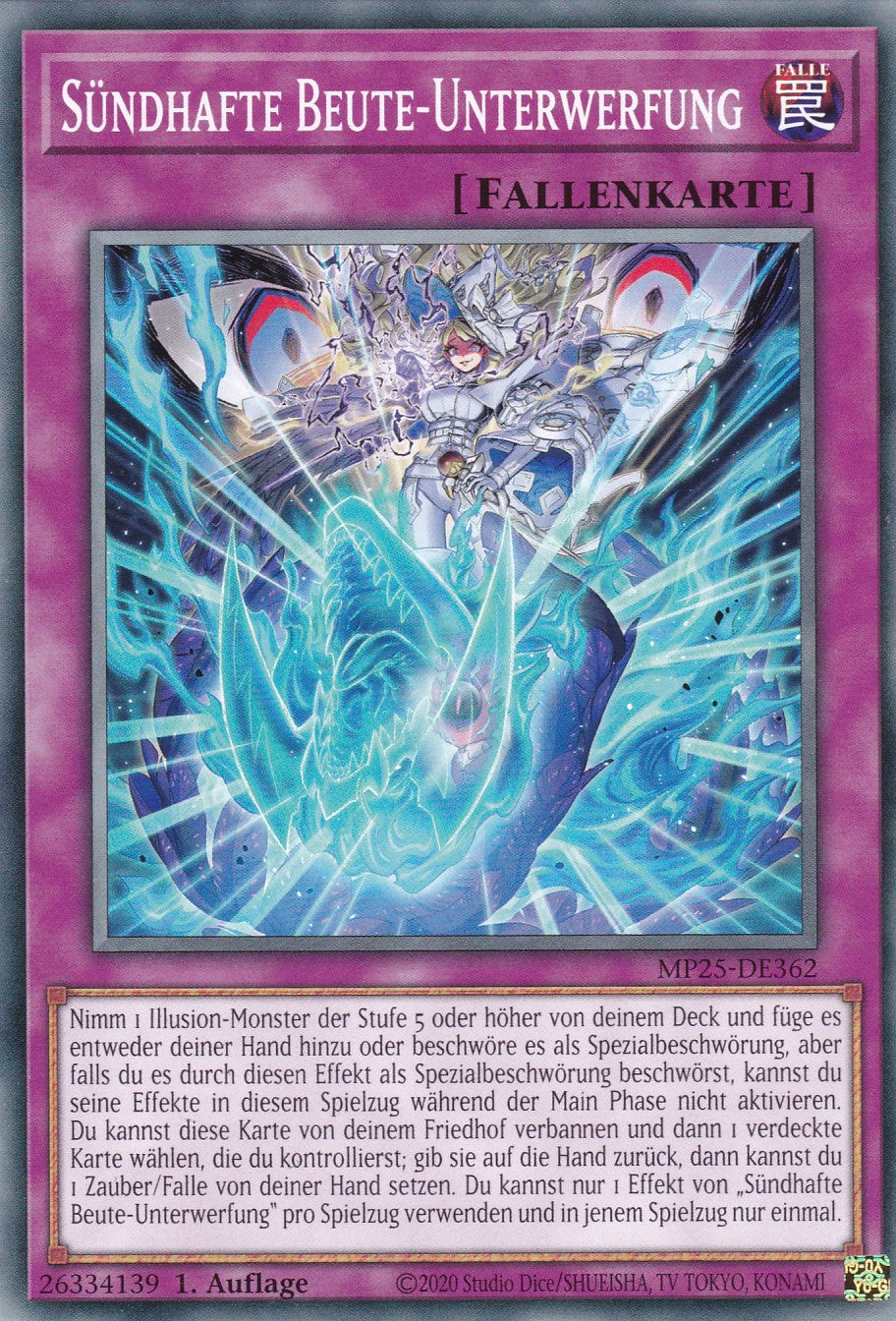 Sündhafte Beute-Unterwerfung – MP25-DE362 – Common – 1. Auflage – Deutsch – 2025 Mega-Pack Tin