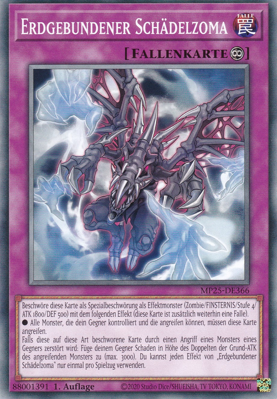 Erdgebundener Schädelzoma – MP25-DE366 – Common – 1. Auflage – Deutsch – 2025 Mega-Pack Tin