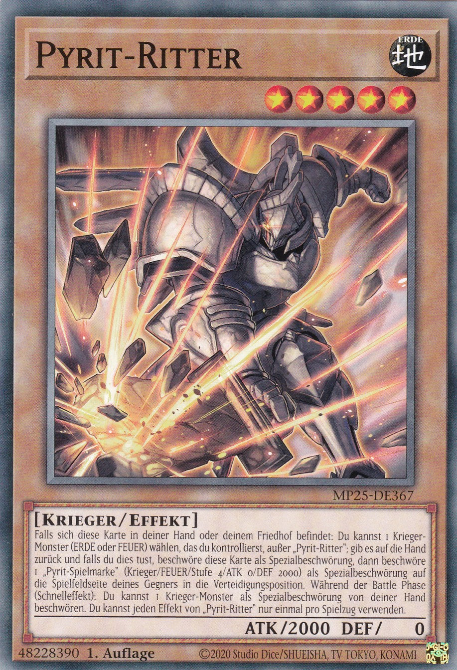 Pyrit-Ritter – MP25-DE367 – Common – 1. Auflage – Deutsch – 2025 Mega-Pack Tin