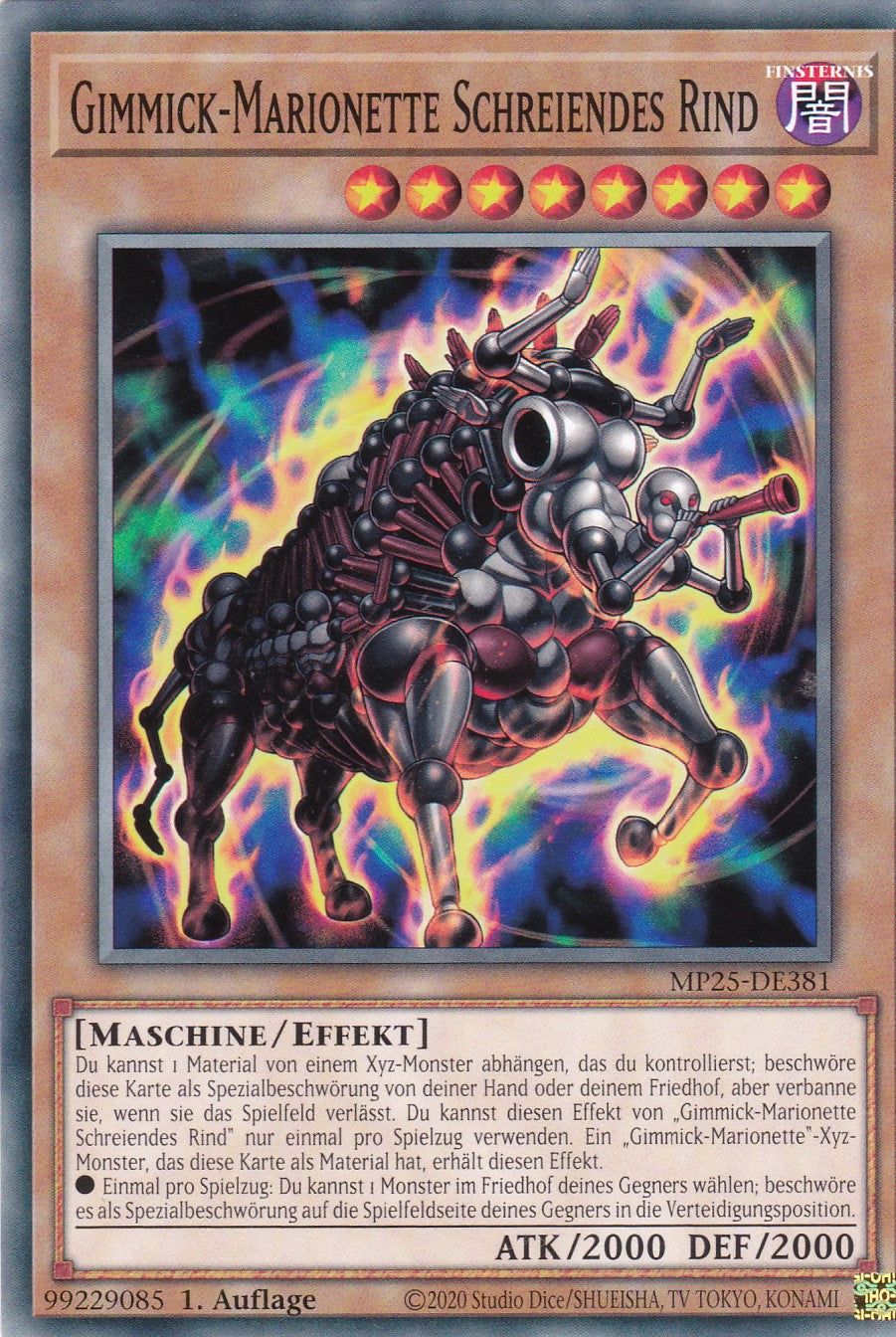 Gimmick-Marionette Schreiendes Rind – MP25-DE381 – Common – 1. Auflage – Deutsch – 2025 Mega-Pack Tin