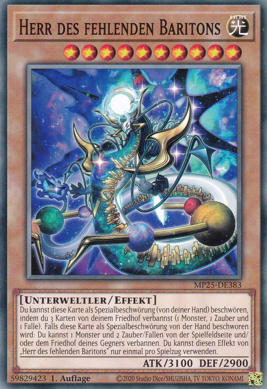 Herr des fehlenden Baritons – MP25-DE383 – Common – 1. Auflage – Deutsch – 2025 Mega-Pack Tin