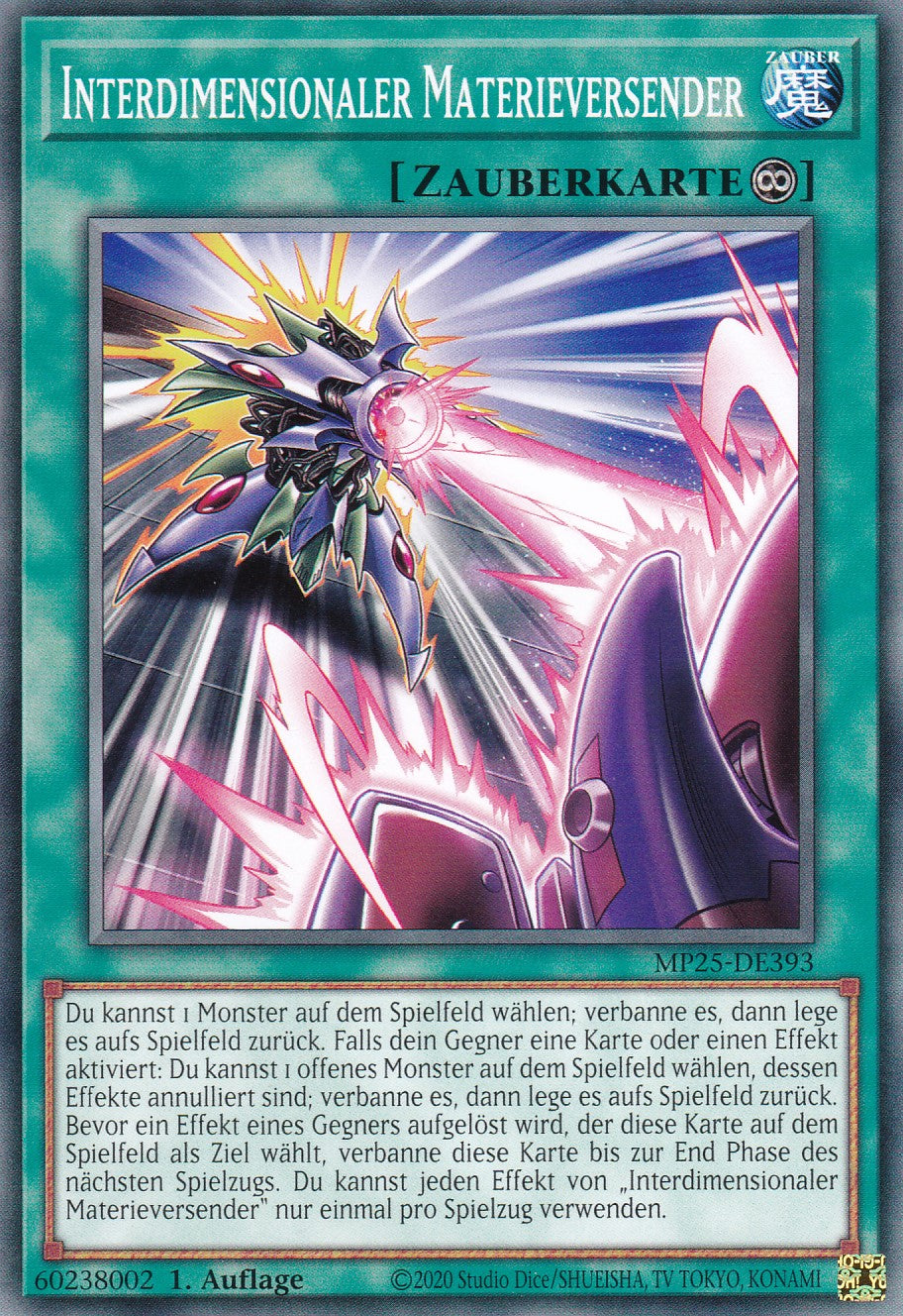 Interdimensionaler Materieversender – MP25-DE393 – Common – 1. Auflage – Deutsch – 2025 Mega-Pack Tin