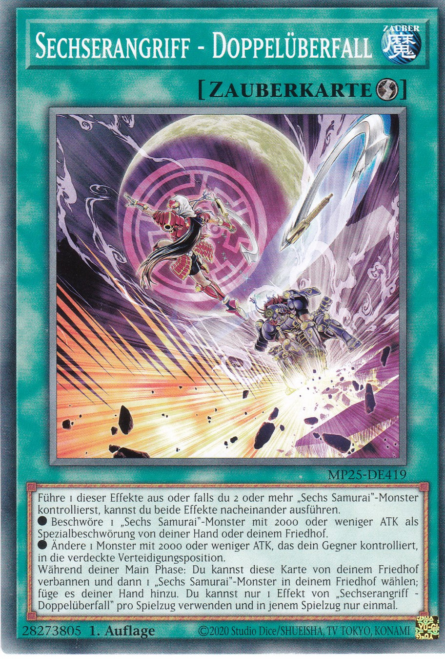 Sechserangriff - Doppelüberfall – MP25-DE419 – Common – 1. Auflage – Deutsch – 2025 Mega-Pack Tin