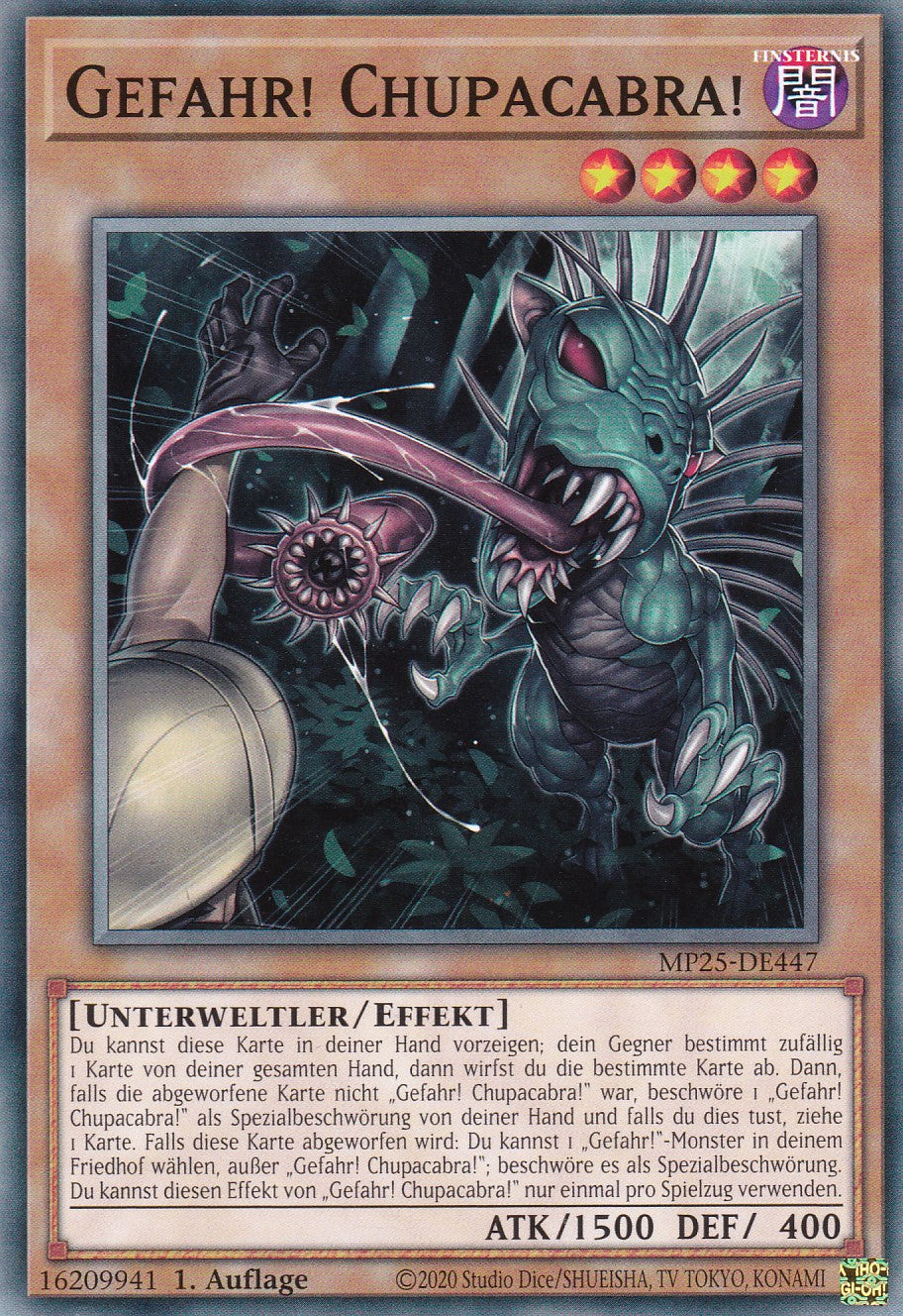 Gefahr! Chupacabra! – MP25-DE447 – Common – 1. Auflage – Deutsch – 2025 Mega-Pack Tin