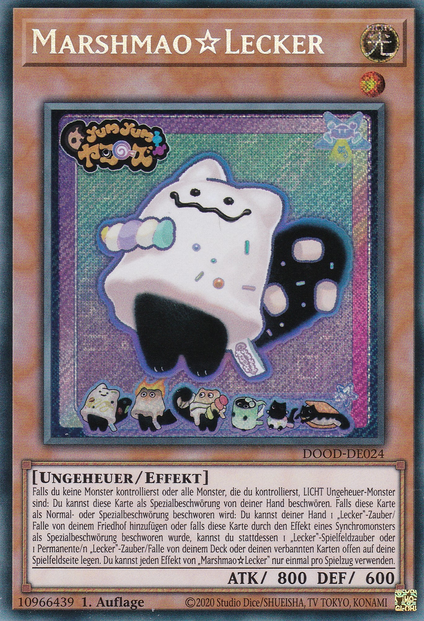 Marshmao Lecker – DOOD-DE024 – Secret Rare – 1. Auflage – Deutsch – Doom of Dimensions