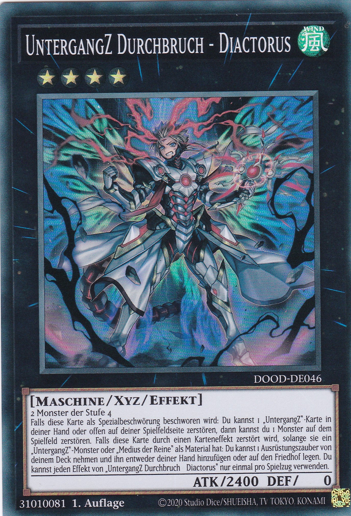 UntergangZ Durchbruch - Diactorus – DOOD-DE046 – Super Rare – 1. Auflage – Deutsch – Doom of Dimensions