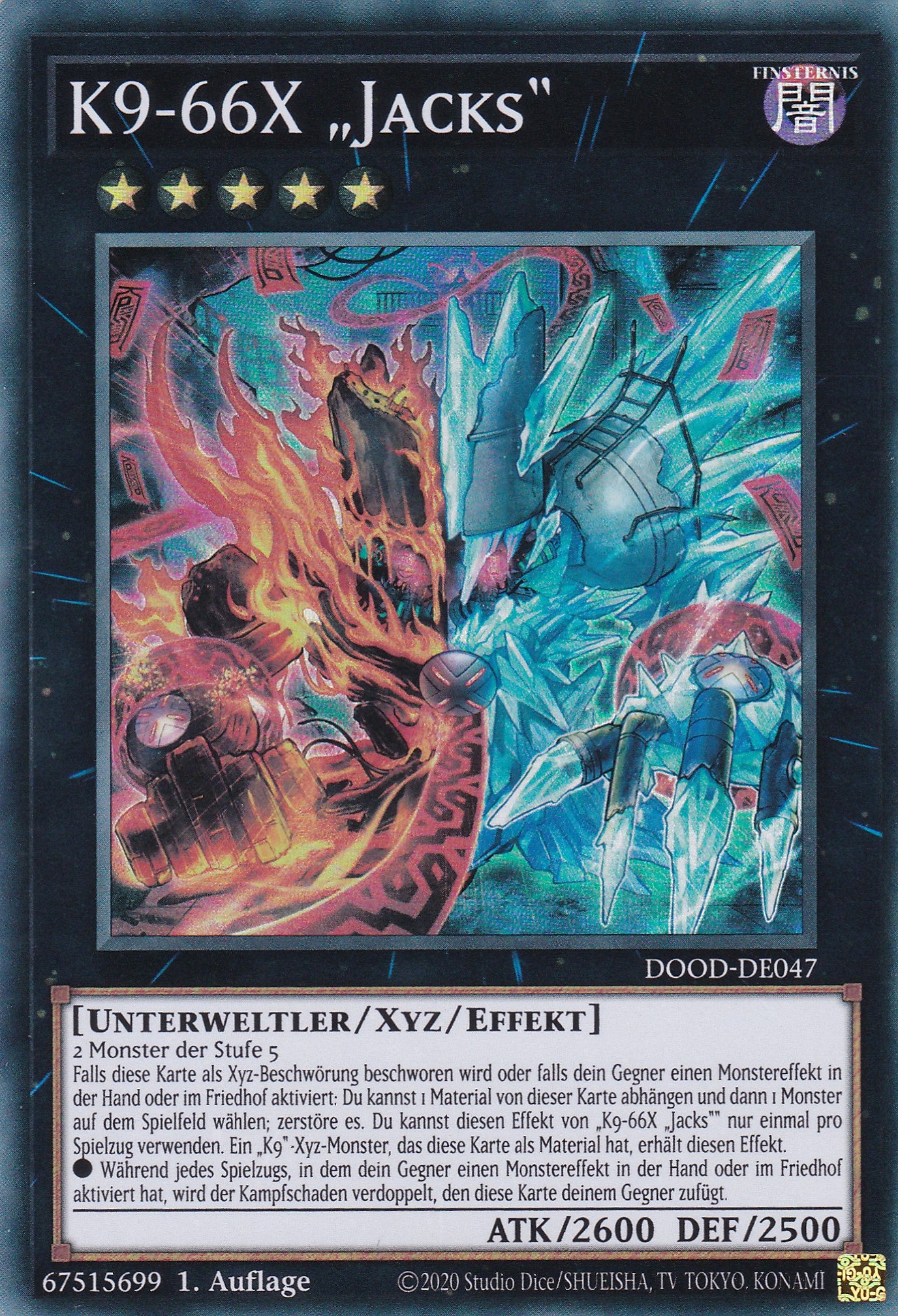 K9-66X "Jacks" – DOOD-DE047 – Super Rare – 1. Auflage – Deutsch – Doom of Dimensions