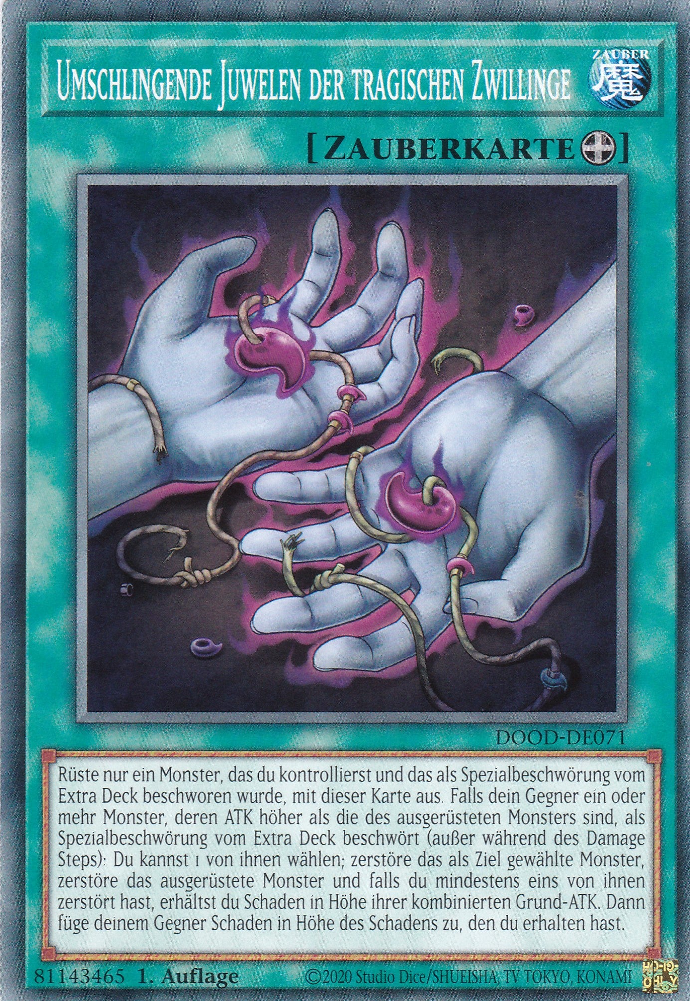 Umschlingende Juwelen der Tragischen Zwillinge – DOOD-DE071 – Common – 1. Auflage – Deutsch – Doom of Dimensions