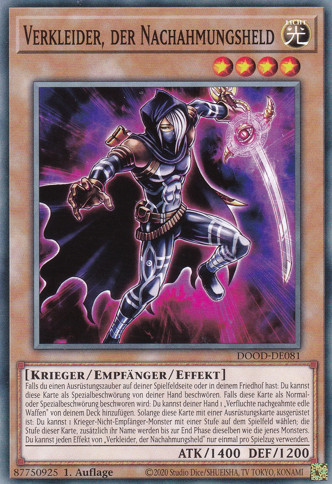 Verkleider, der Nachahmungsheld – DOOD-DE081 – Common – 1. Auflage – Deutsch – Doom of Dimensions