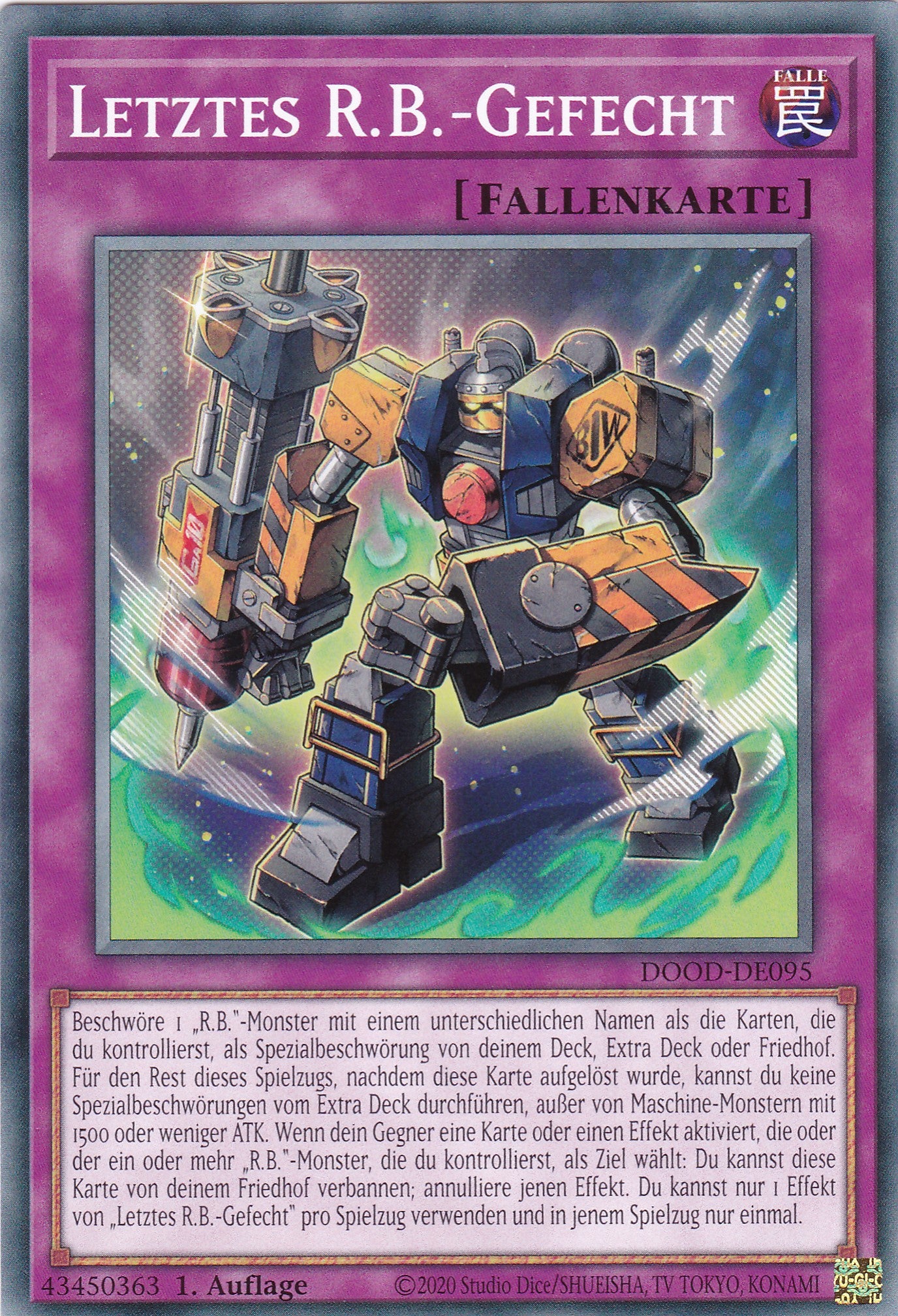 Letztes R.B. -Gefecht – DOOD-DE095 – Common – 1. Auflage – Deutsch – Doom of Dimensions