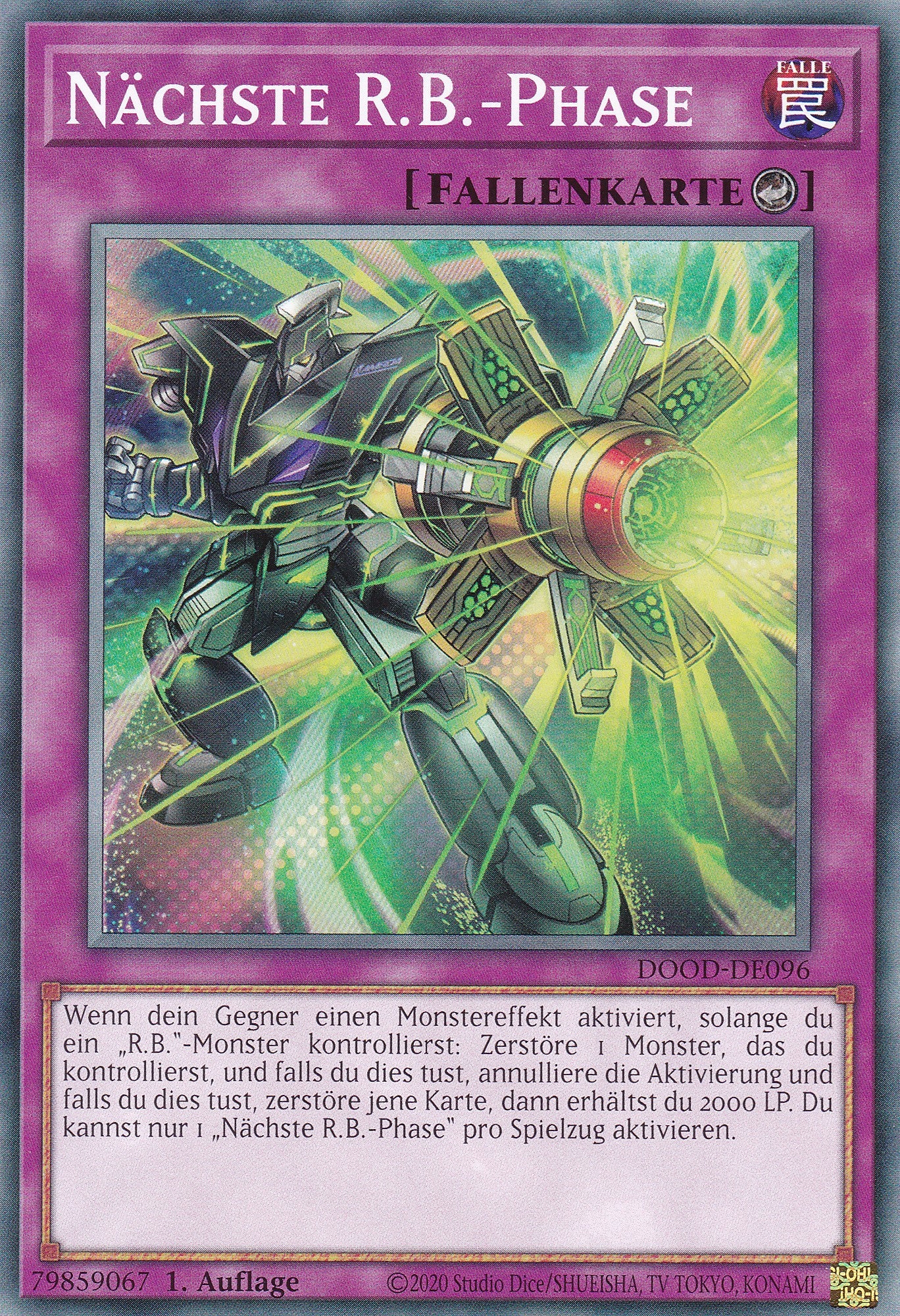 Nächster R.B. -Phase – DOOD-DE096 – Common – 1. Auflage – Deutsch – Doom of Dimensions