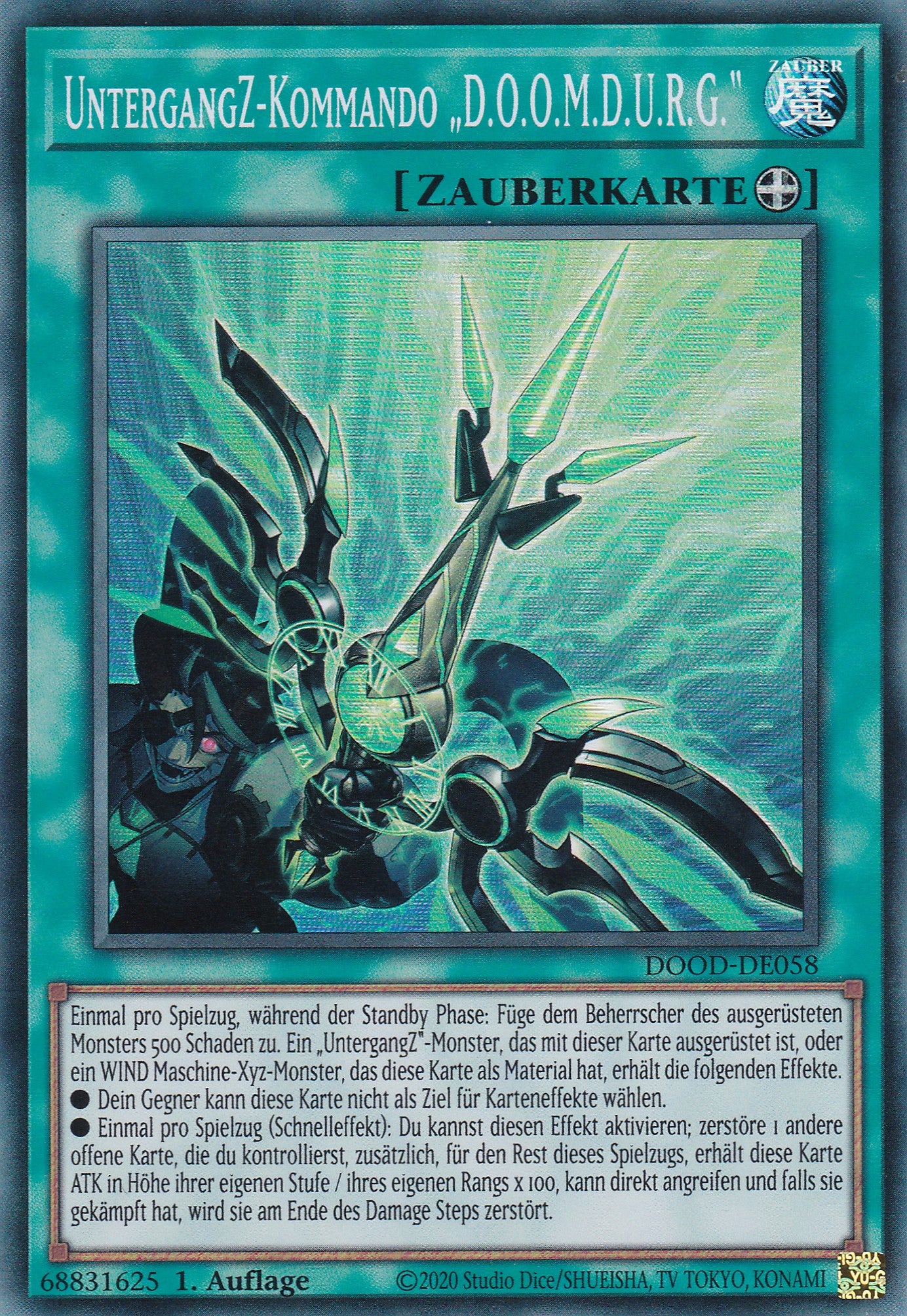 DOOD-DE058 – UntergangZ-Kommando "D.O.O.M.U.R.G. - Super Rare – 1. Auflage – Deutsch – Doom of Dimensions