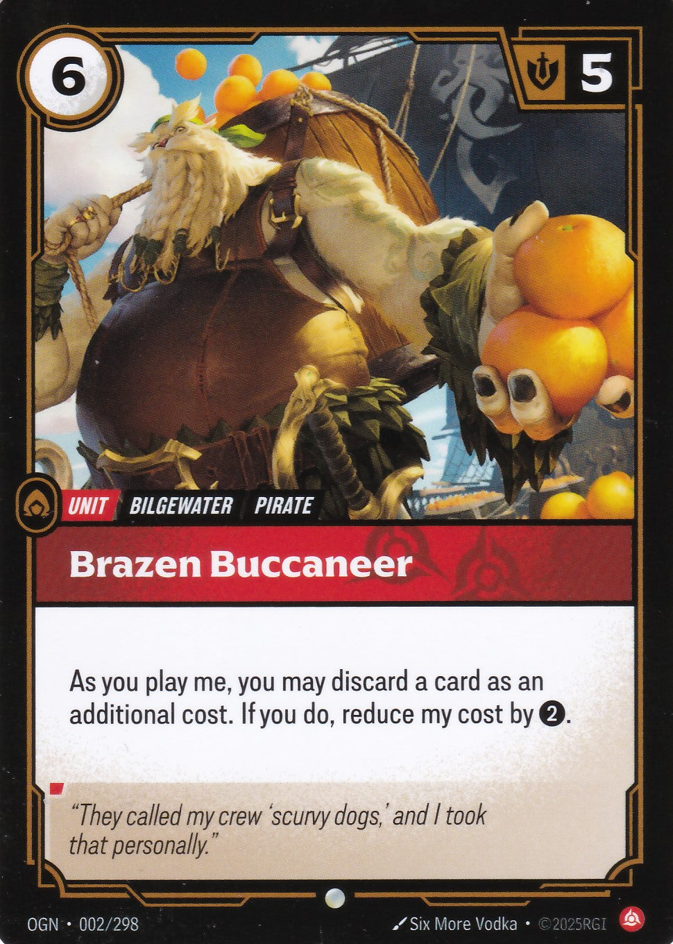 Brazen Buccaneer - OGN-002 - Common - EN - Origins