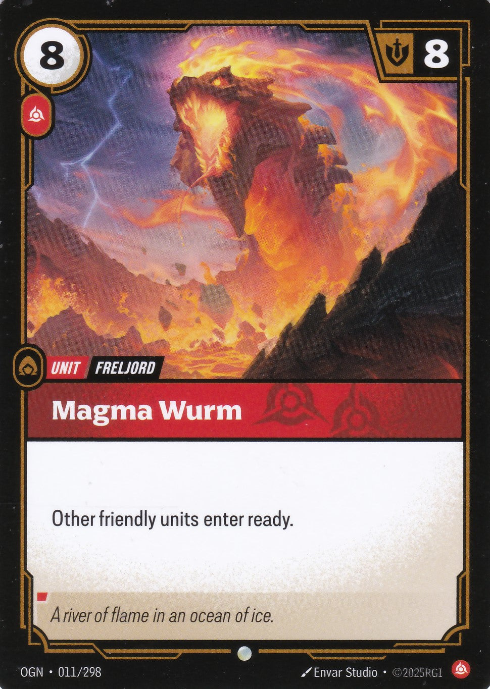Magma Wurm - OGN-011 - Common - EN - Origins