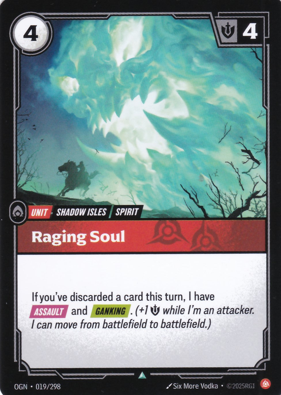 Raging Soul - OGN-019 - Uncommon - EN - Origins