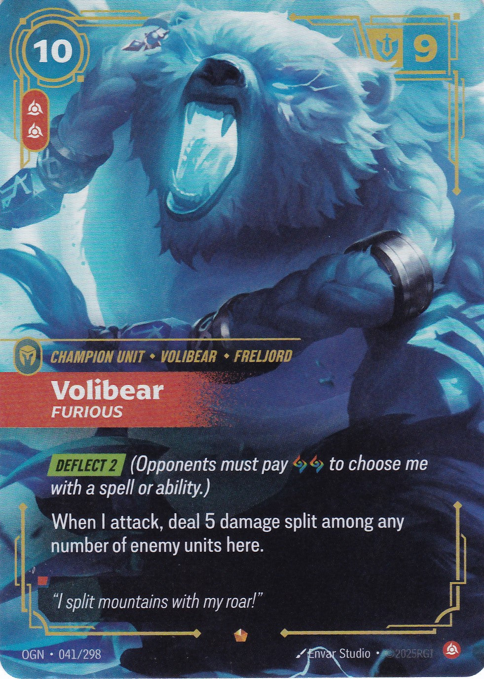 Volibear, Furious - OGN-041 - Epic - EN - Origins
