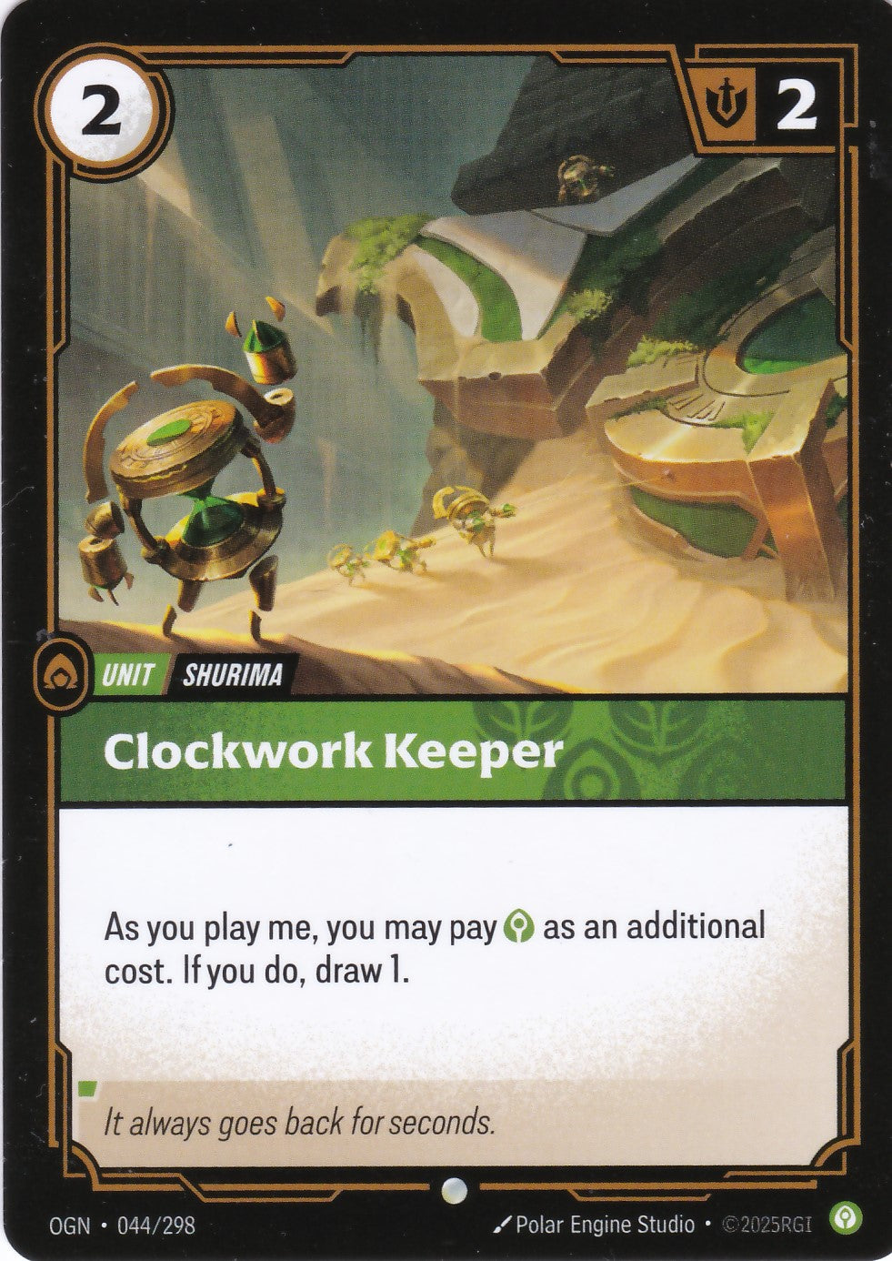 Clockwork Keeper - OGN-044 - Common - EN - Origins