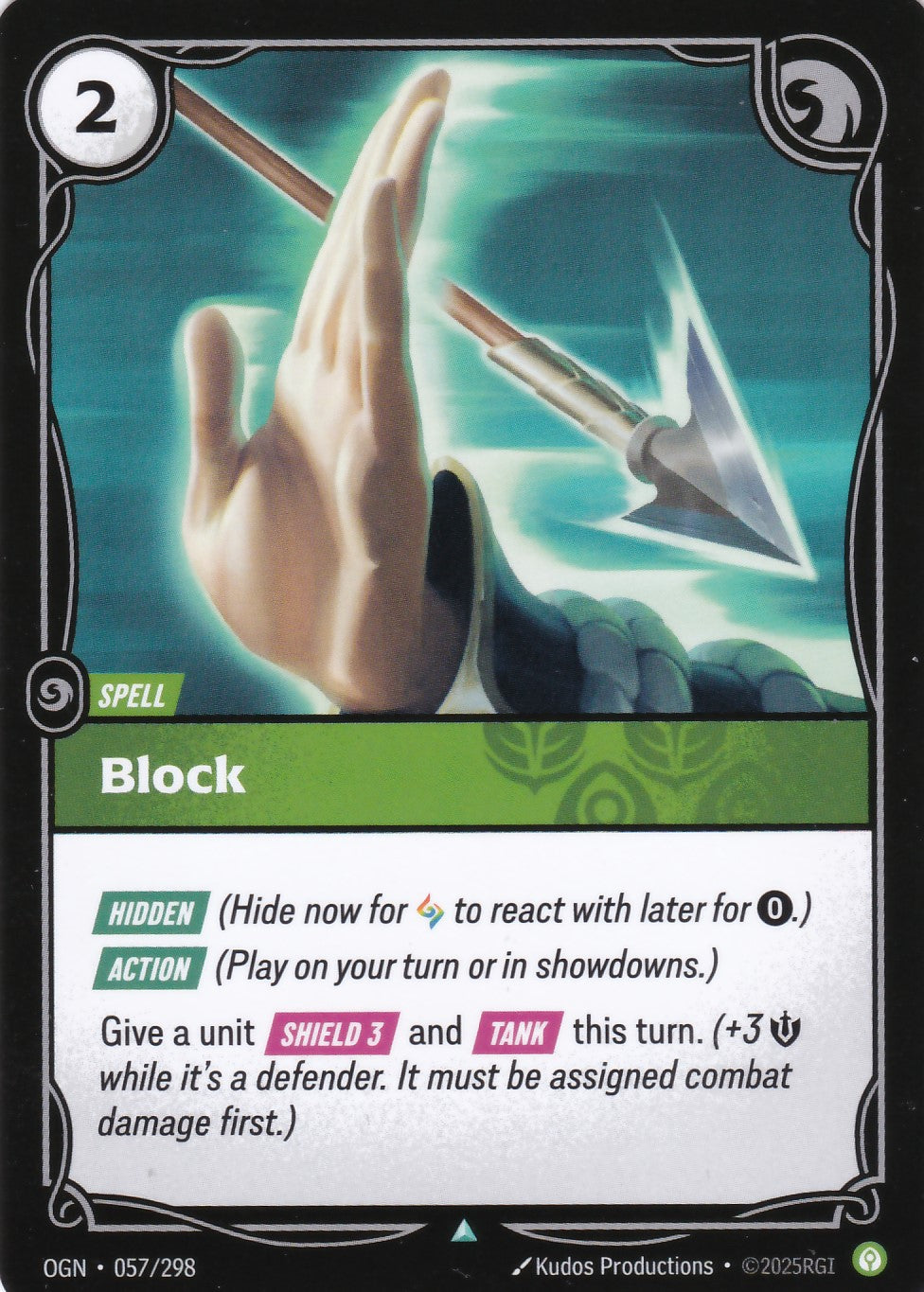 Block - OGN-057 - Uncommon - EN - Origins