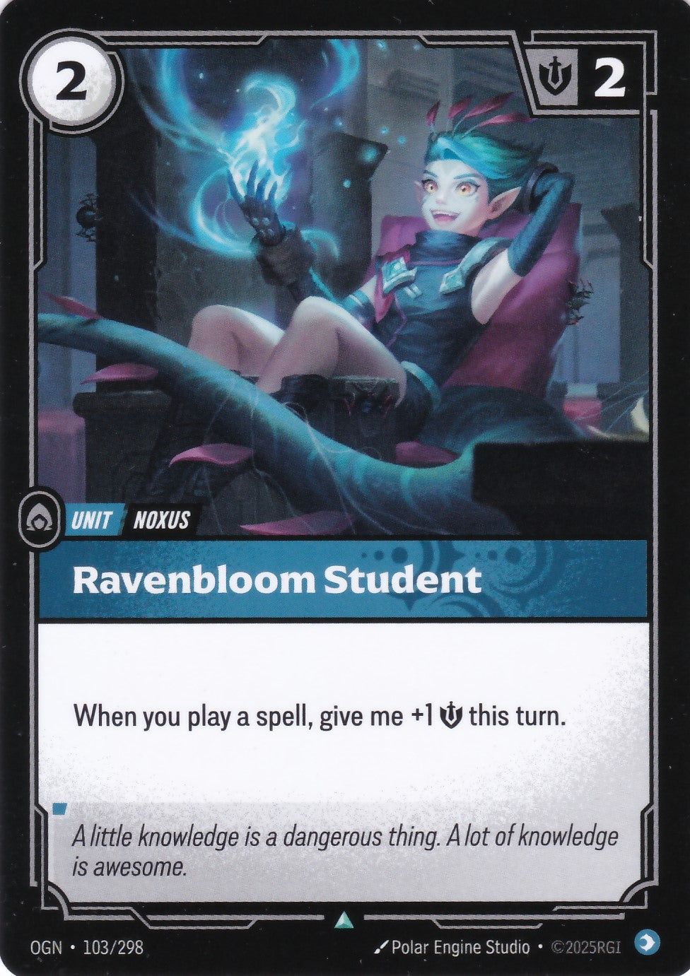 Ravenbloom Student - OGN-103 - Uncommon - EN - Origins