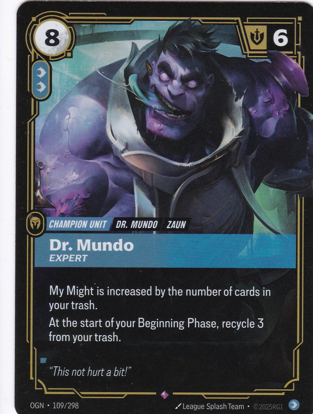 Dr. Mundo - OGN-109 - Rare - EN - Origins