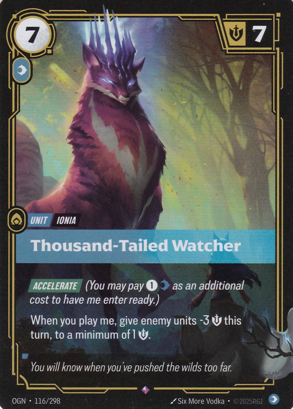 Thousand-Tailed Watcher - OGN-116 - Rare - EN - Origins